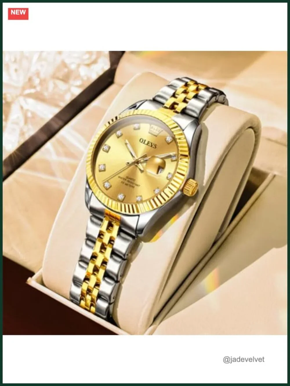 Women's Small Face Watch Stainless Steel Diamond Dial Dress Luxury